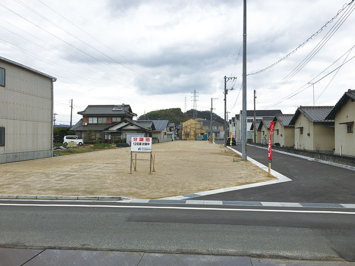 玉島乙島高崎の分譲地の現地写真